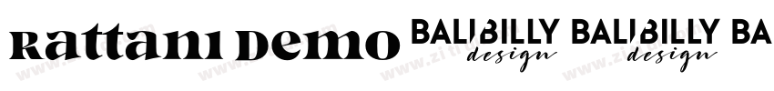 Rattani Demo字体转换